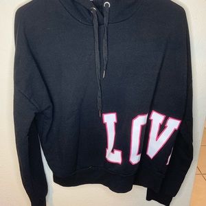 Cropped Black hoodie